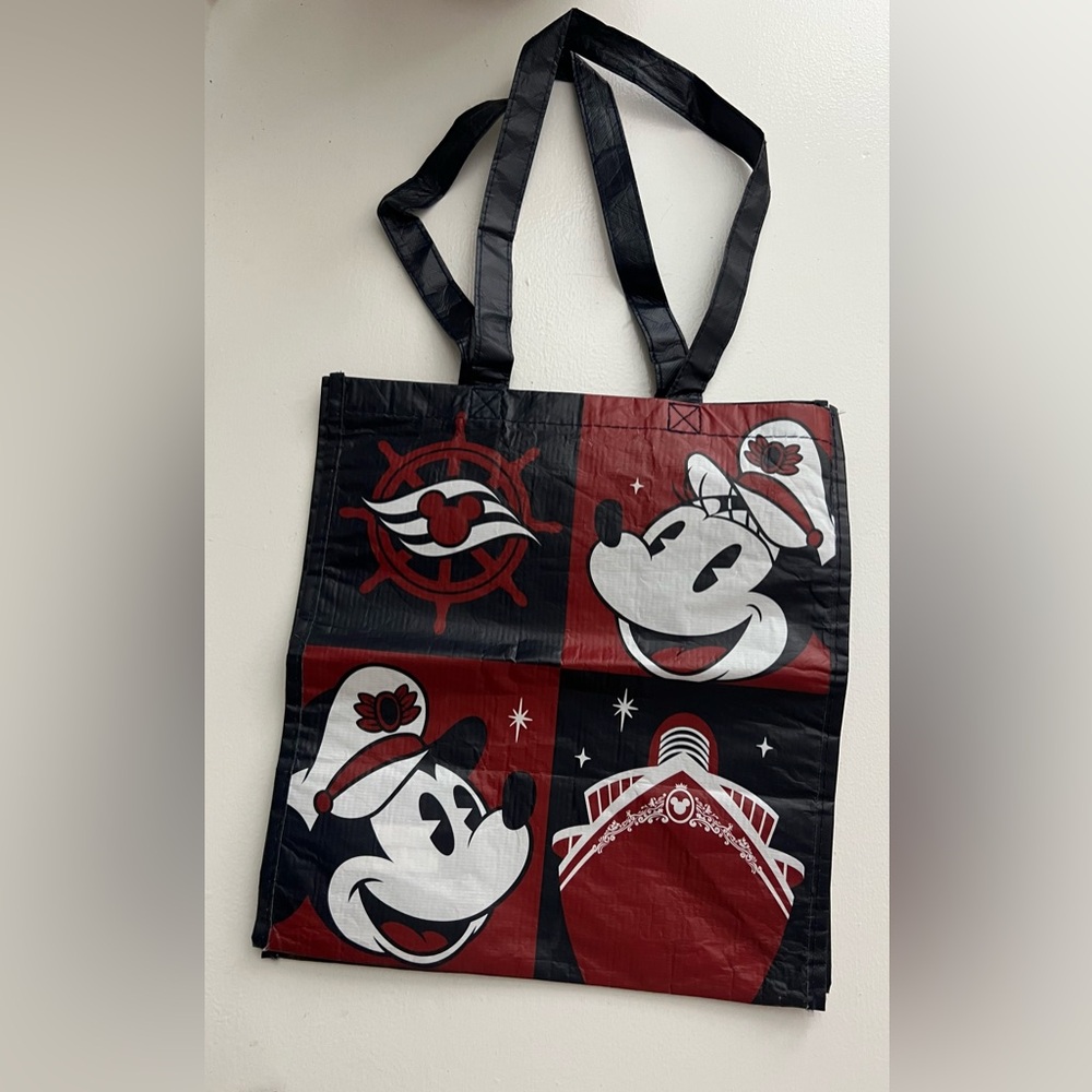 Disney Cruise Line Reusable Eco Friendly Shopping Tote Bag 12" X 9" X 5"